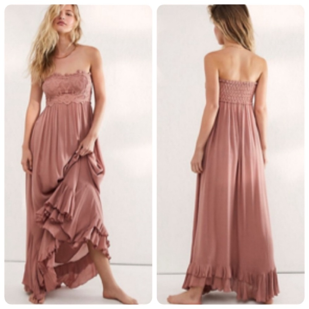 Free People ADELLA MAXI SLIP DRESS - Picture 13 of 13